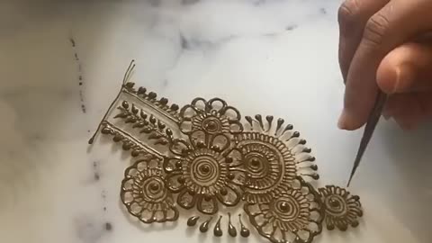 Henna Design Challenge Day-14 | Body Tattoo