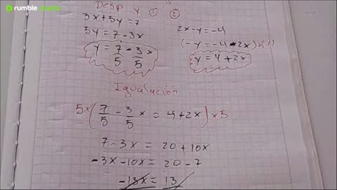 SISTEMAS DE ECUACIONES SIMULTANEAS DE PRIMER GRADO CON DOS INCOGNITAS