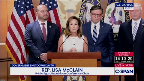 Chairwoman McClain Delivers Remarks on Government Shutdown