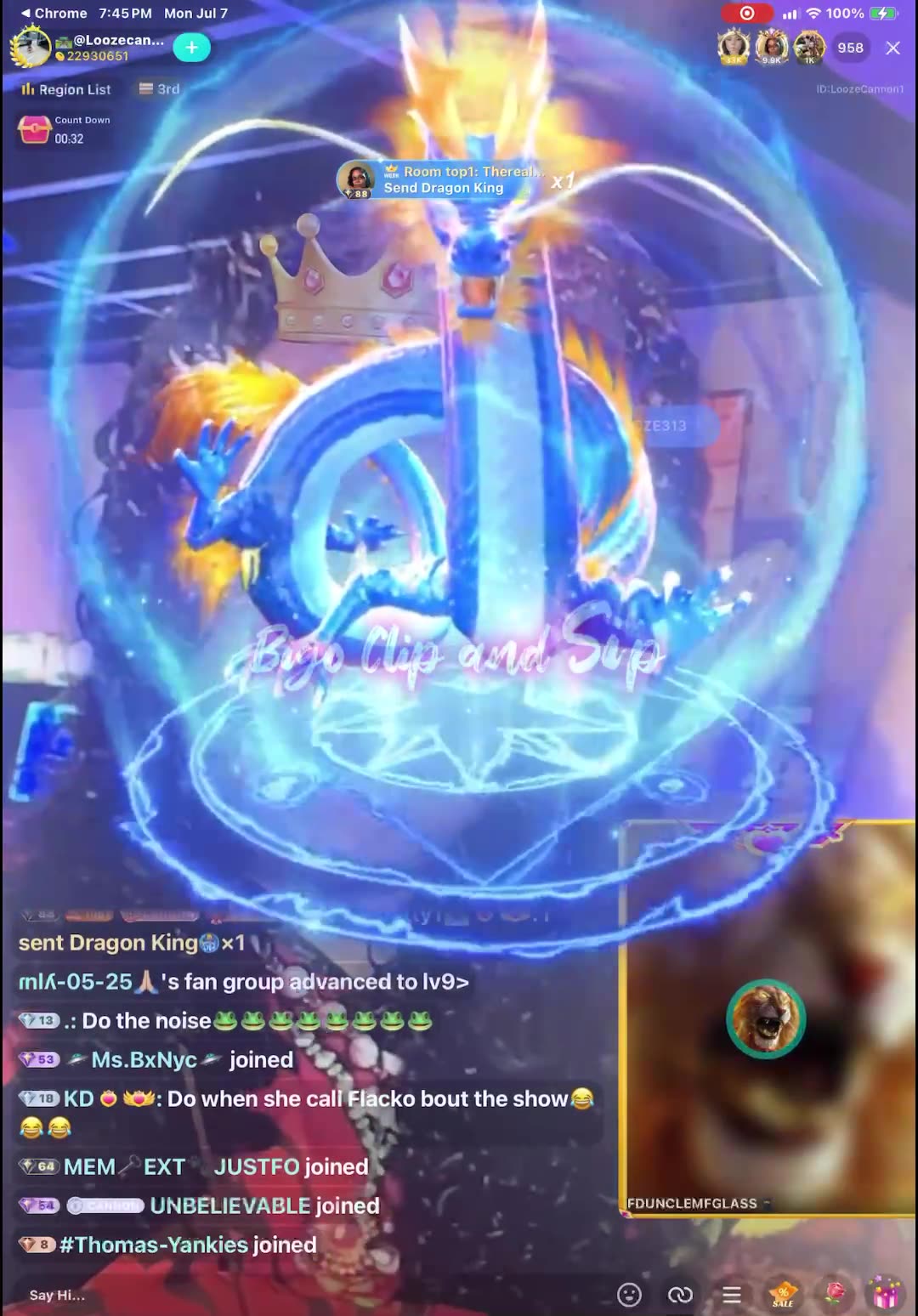 LoozeMoet lines Moet n talks about lace front n laugh at each other 7/7/25 #bigoclipandsip