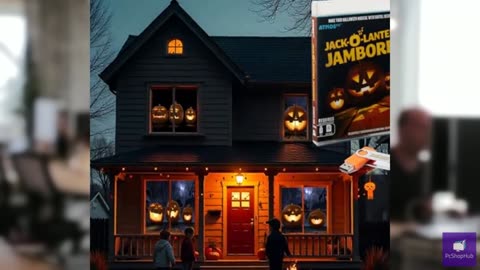 HoliScapes AtmosFX Halloween Digital Decoration USB - Jack-O-Lantern Jamboree