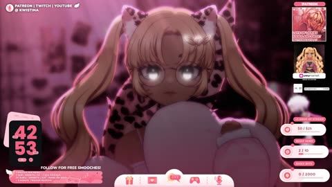 kwistina - ear licking - [asmr] [clip]