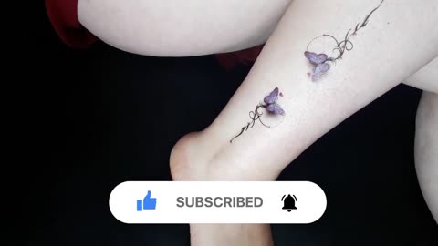 butterfly dance temporary tattoo sticker magic art design