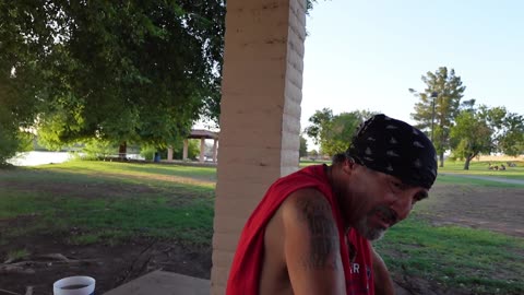 Henry 65 Homeless 10 years Its a passage to hell out here its not even safe out here for a grown man
