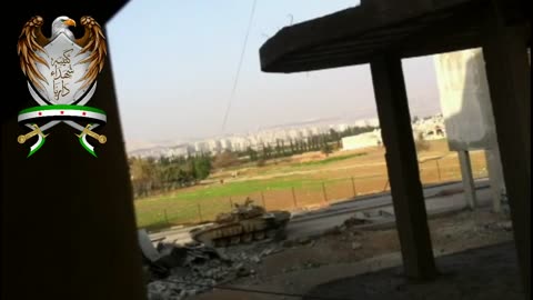 Syrian War Rebels hit a BMP-2 near Mezzeh airbase Damascus 2013.01.22