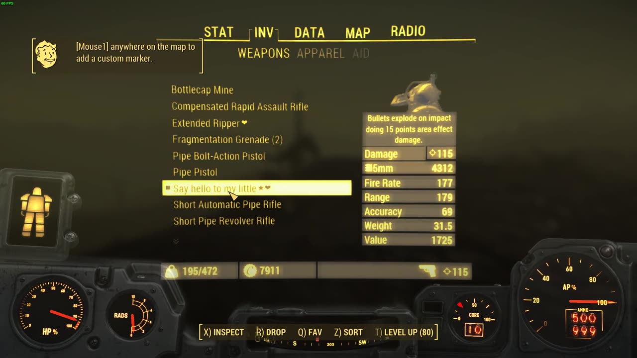 Fallout 4 level 129 mythic deathclaw kill xDD lol omg lmao rofl