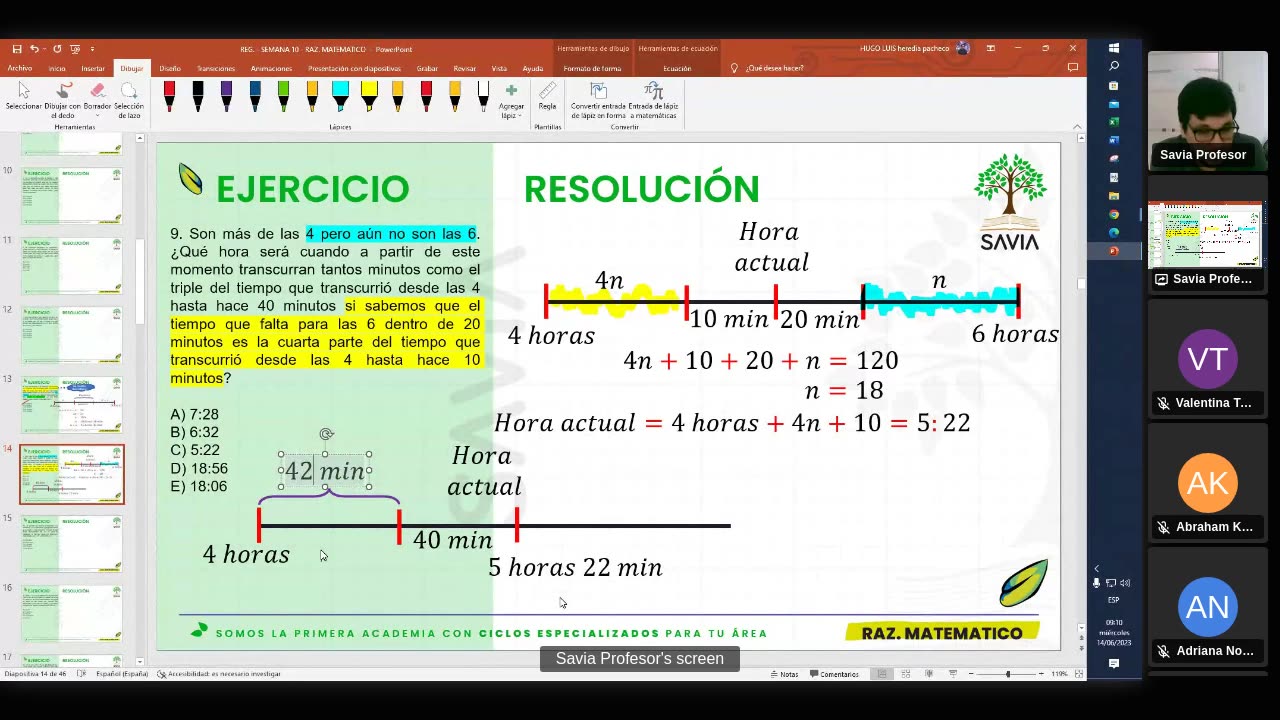 SAVIA SEMIANUAL 2024 | Semana 10 | Raz Mat S1
