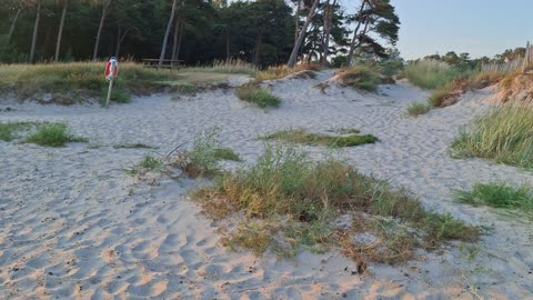 Vid Löderups Strandbad kvällen 29 Juli 2025