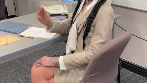 Very cute worker tgirl