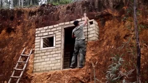 How to build a perfect mini house for living all alone to survive