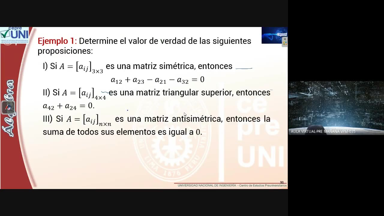 CEPRE UNI 2022 - 1 | Semana 13 | Álgebra S1
