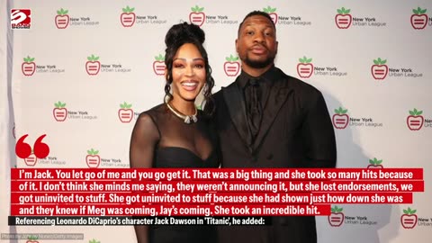 Jonathan Majors claims Meagan Good has been punished for being with him