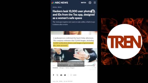 The Tea App got hacked and the women are scared