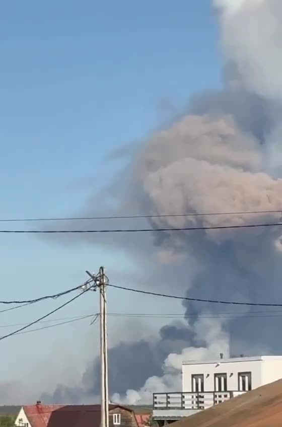 Russia's 51st GRAU arsenal suffered a violent series of secondary explosion
