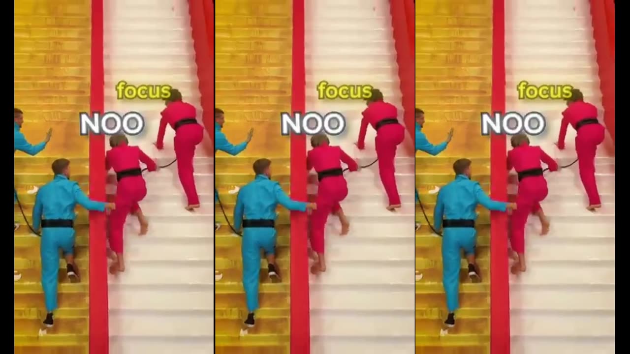 Slippery vs Sticky Stairs