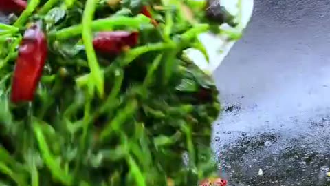 Cooking delicious vegetables