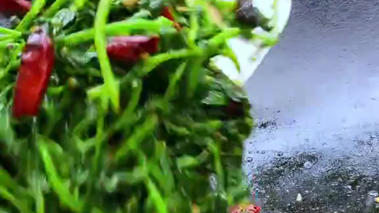 Cooking delicious vegetables