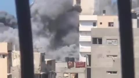 The occupation has destroyed AlGhafri Tower, one of Gaza’s most iconic landmarks