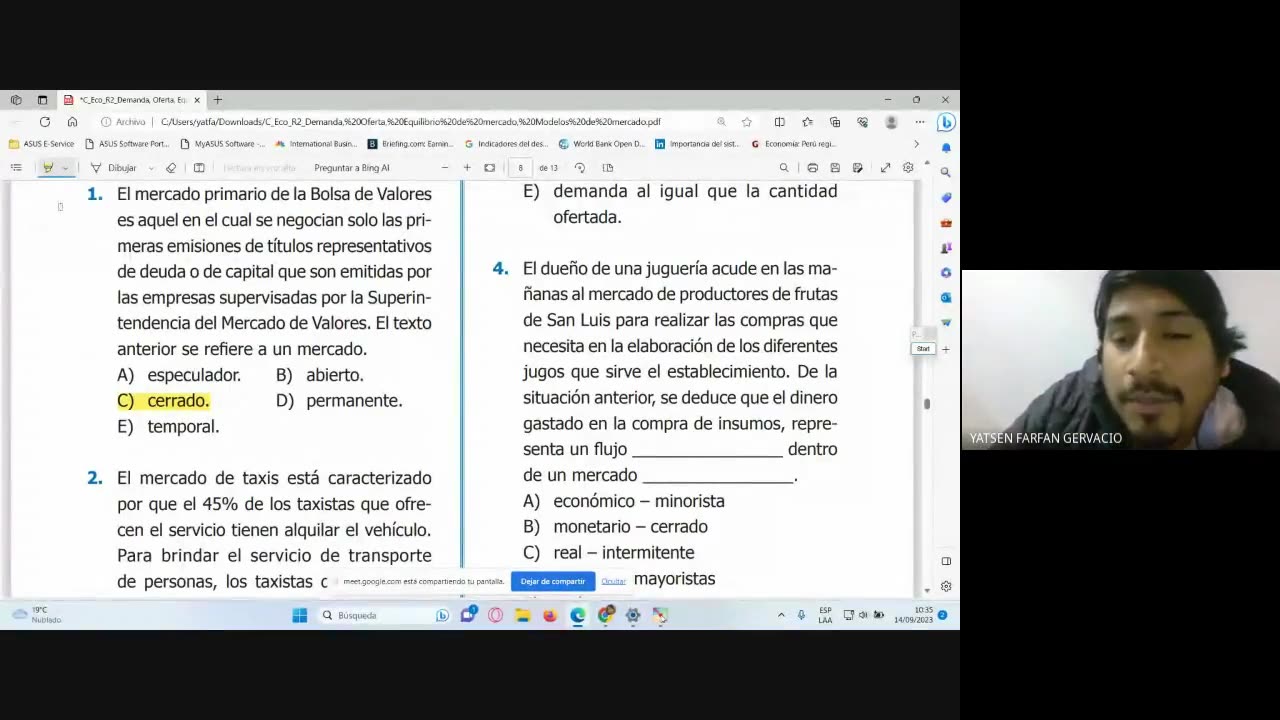 PAMER SEMESTRAL 2023 | Repaso 2 | Economía