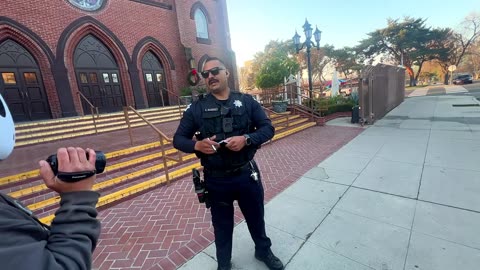 HOLY IRONY! Church Calls POLICE To Violate My FIRST AMENDMENT RIGHTS (720p60fps)