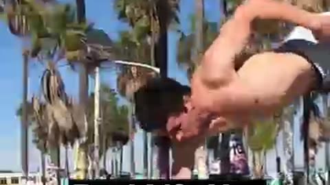 Real life vs AI flips and stunts. Part