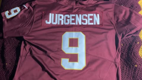 Washington redskins football team jersey , Sonny jurgensen