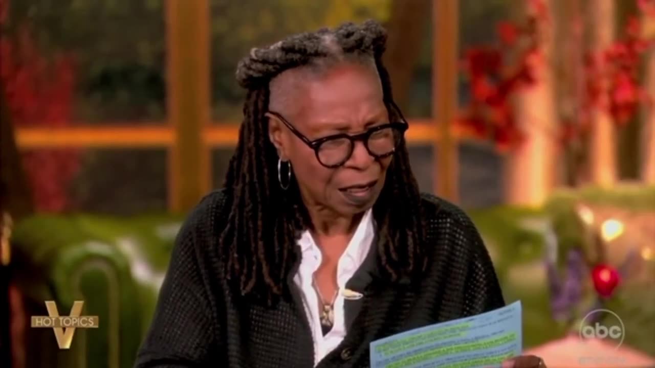 Whoopi Goldberg furious after receiving a legal note live on Air, claiming Trump uses an AutoPen l