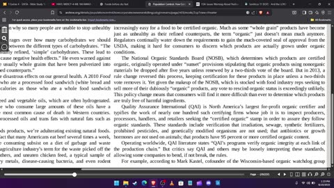 RADIOACTIVE SHRIMP AND GOING INTO "POPULATION CONTROL" BY JIM MARRS (DEADLY FOODS PART 2)