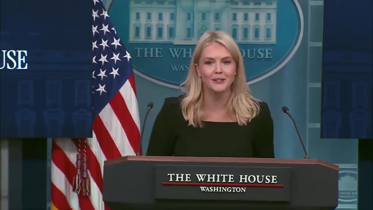 Karoline Leavitt: "America first - always."
