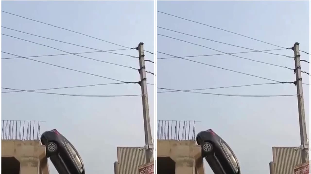 Google Maps Sends Car Onto Incomplete Flyover in UP—3 Escape Death in Maharajganj!