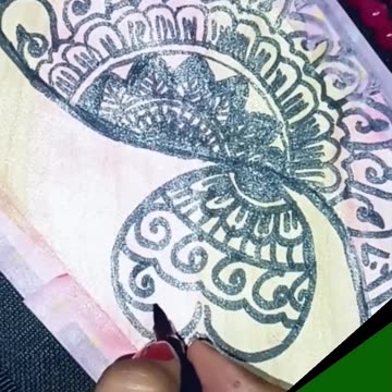 Draw a simple mandala with me💘💝 #art #shorts #trending #drawingtutorial #mandala #satisfying