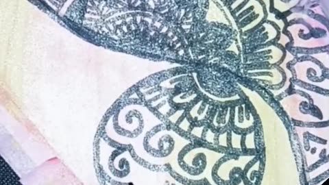 Draw a simple mandala with me💘💝 #art #shorts #trending #drawingtutorial #mandala #satisfying