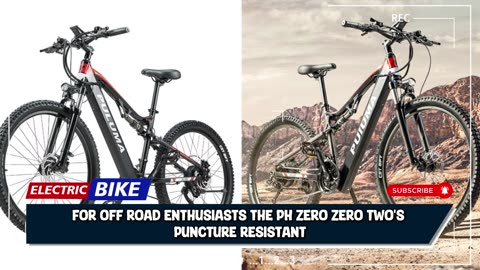 PULUMA PH002 Electric Bike 1000W Motor 48V 17AH Battery Fat Tire Electric Bike