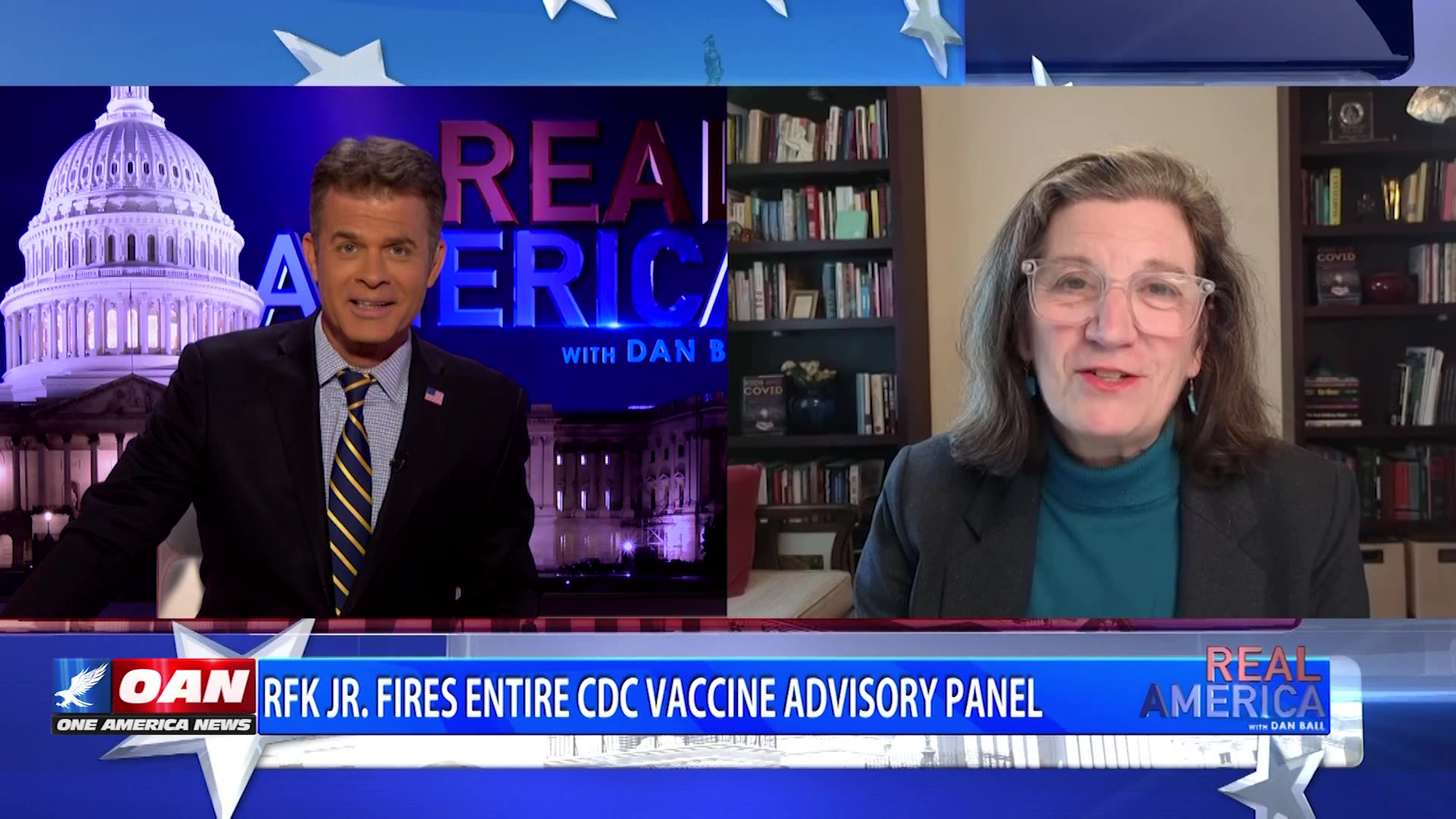 REAL AMERICA -- Dan Ball W/ Mary Holland, RFK Jr. Fires All Vax Advisory Board Members, 6/10/25