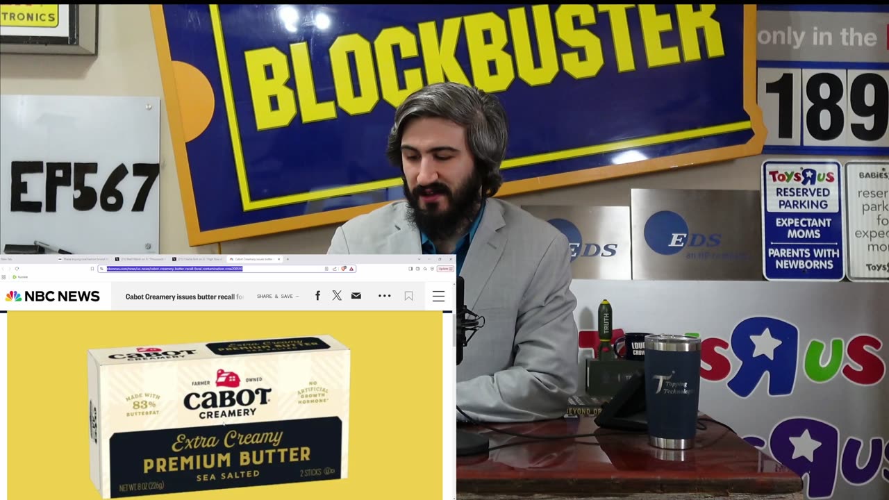 Cabot butter recalled kinda crappy, literally