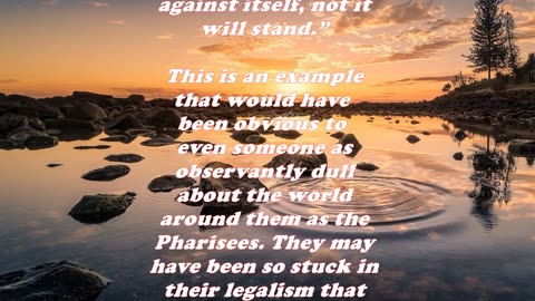 Matthew 12:25 - Daily Bible Verse Commentary