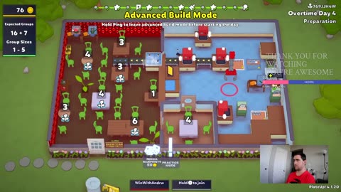 Win With Andrew - PlateUp! - with Tina