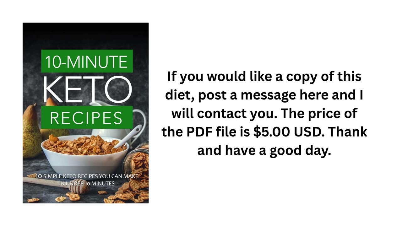 10 Minute Keto Recipes
