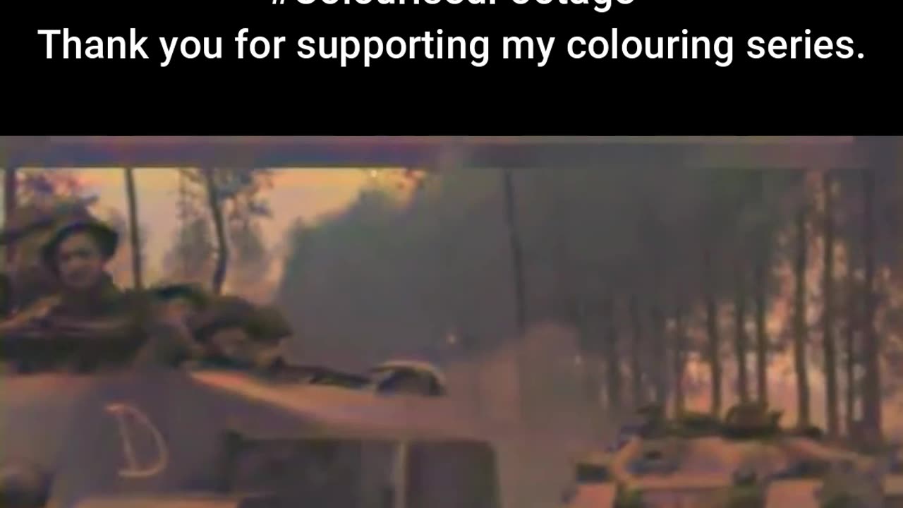 Canadian APC Built from Sherman Chassis #ColourisedHistory