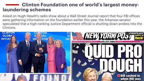 Clinton Foundation one of World's Largest Money Laundering Scemes
