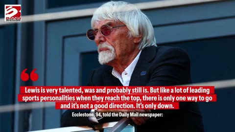 Bernie Ecclestone urged Lewis Hamilton to end his F1 career