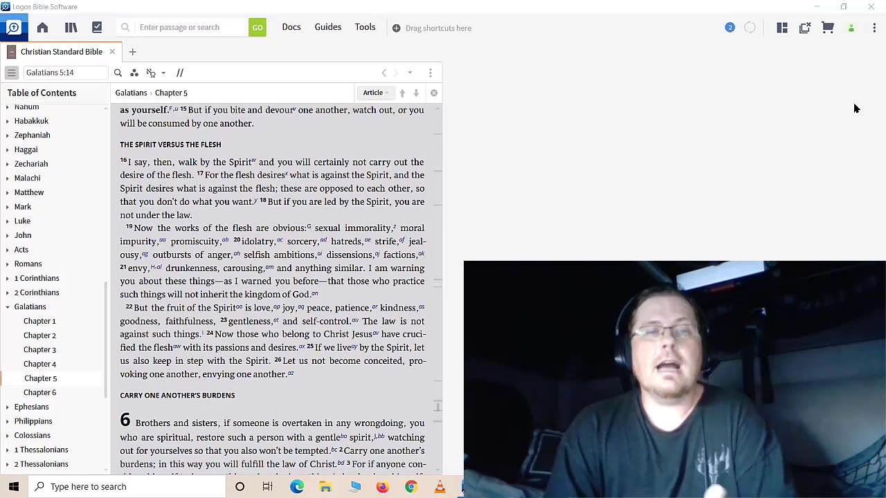 for the flesh desires what is against the spirit [The Bride of Christ]