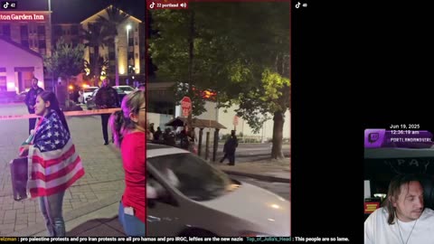 🔴 LIVE NOW ICE + IRAN / ISRAEL PROTEST PORTLAND LOS ANGELES NY NEW YORK