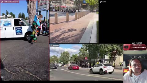🔴 LIVE NOW ICE + IRAN / ISRAEL PROTEST PORTLAND LOS ANGELES NY NEW YORK