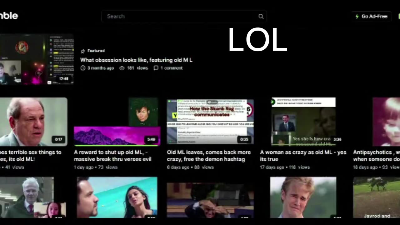 A triggered predator is a funny predator - staring you know who