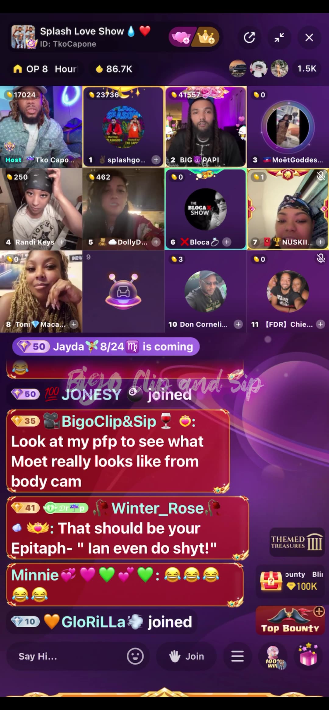 TKO panel discussing Moet n Papi content with porn n more 5/17/25 #bigoclipandsip