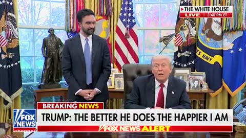 President Trump, Zohran Mamdani Shake Hands In The Oval Office