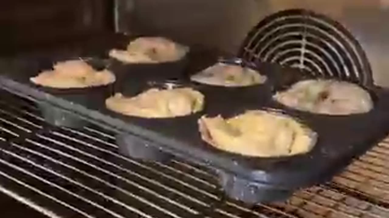 Mini brioche salée jambon fromage #Shorts
