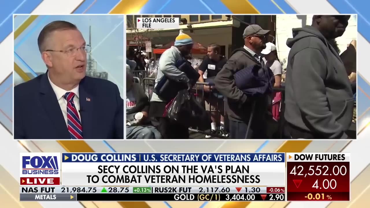 Collins, the secretary of VA, attacks the media for "shameful" VA lying.