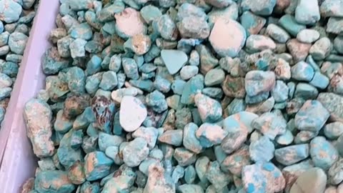 20250707-2 Turquoise Rough: Geologic Lucky Bag Blind Box in Stone